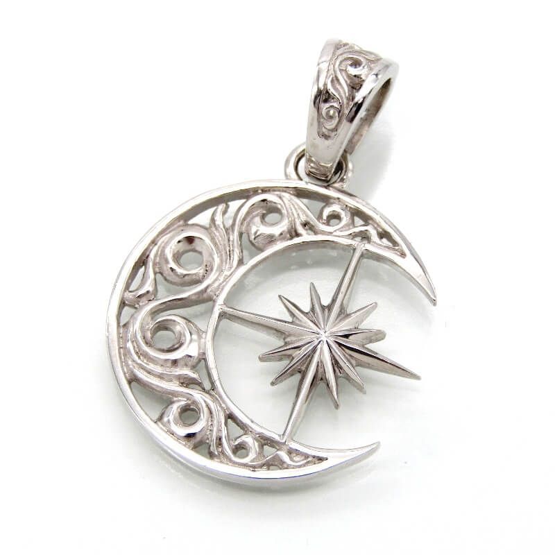SAAD サード ペンダント P-444-S 三日月 太陽神 ムーン サンシンボル