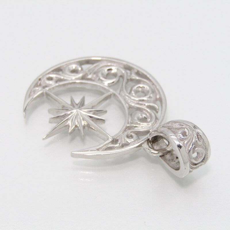 SAAD サード ペンダント P-444-S 三日月 太陽神 ムーン サンシンボル