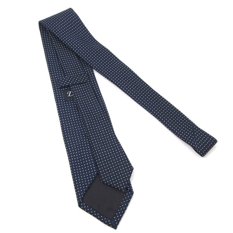 美品 Drake's ドレイクス ネクタイ シルク ドット 英国製 ドレス