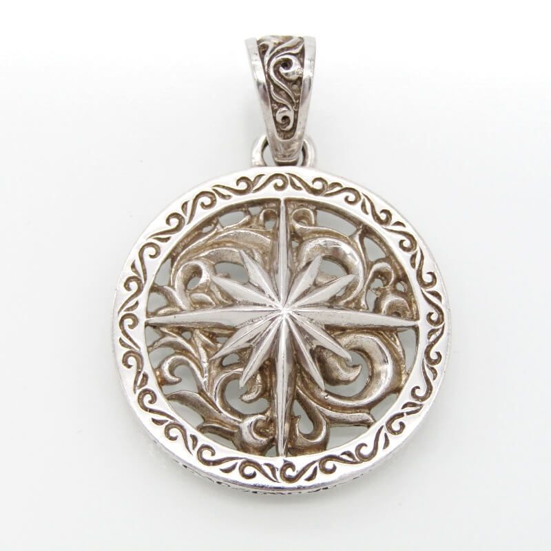 SAAD サード ペンダント P-287-S 太陽神 アラベスク サンシンボル