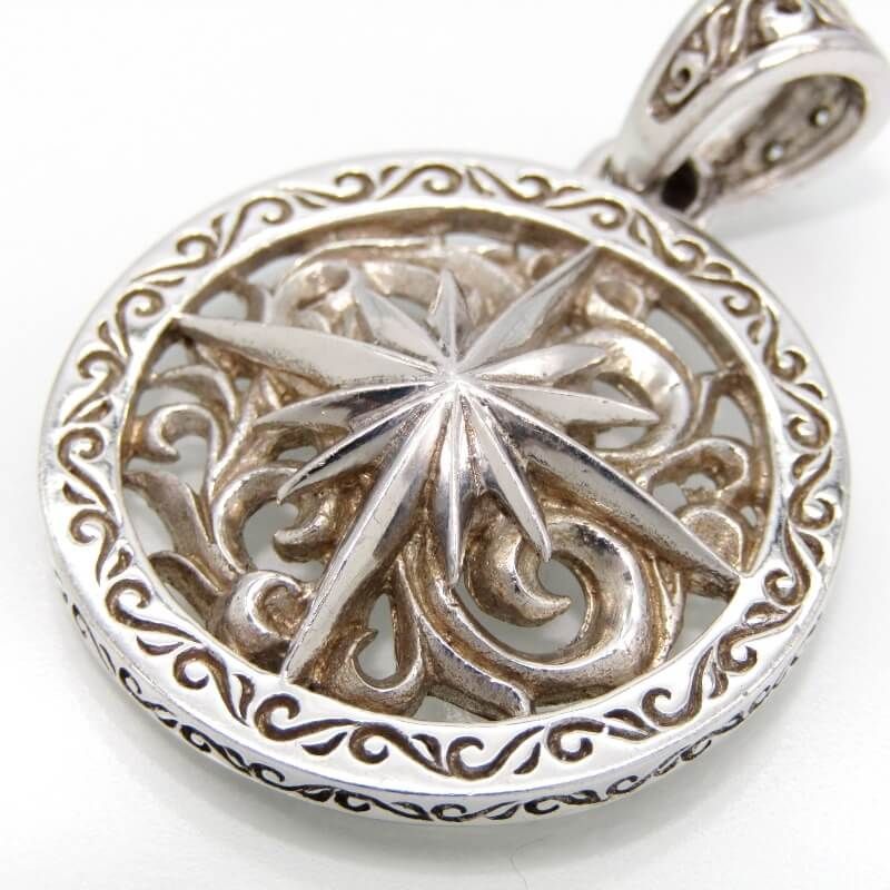 SAAD サード ペンダント P-287-S 太陽神 アラベスク サンシンボル