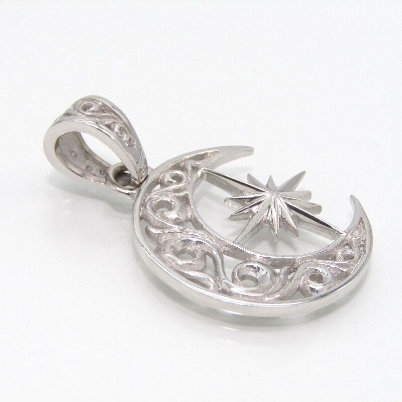 SAAD サード ペンダント P-444-S 三日月 太陽神 ムーン サンシンボル