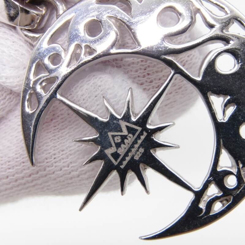 SAAD サード 太陽神 サンシンボルアラベスク SAAD サード ペンダント P-444-S 三日月 太陽神 ムーン サンシンボル