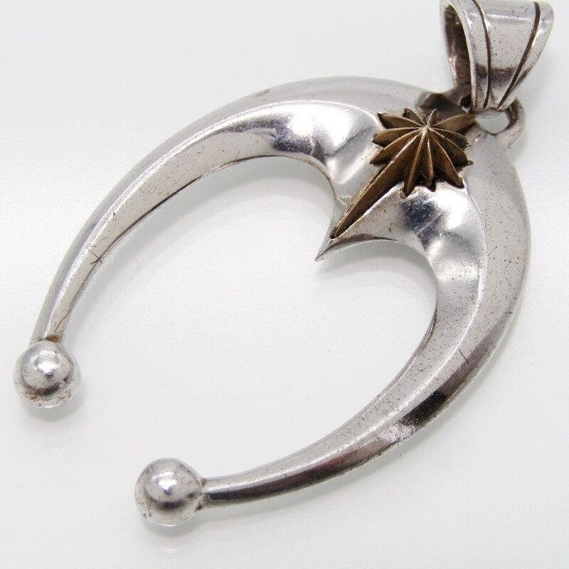 インディアンジュエリー SAAD フェザー ペンダントヘッド インディアン