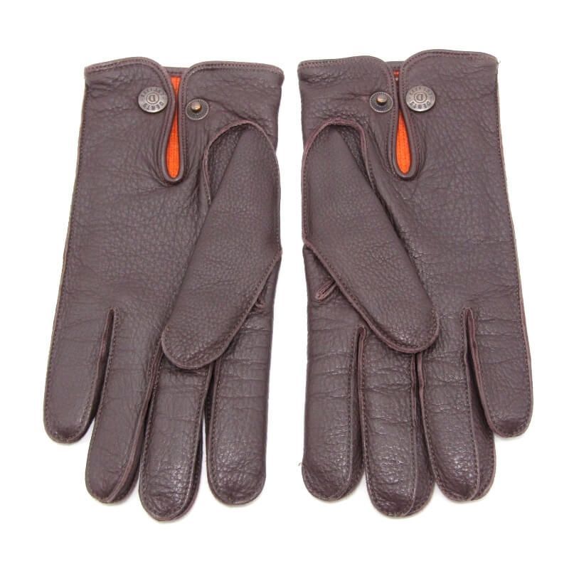 DENTS ダークブラウン スエード手袋 Heritage Collection DENTS デンツ レザーグローブ HERITAGE COLLECTION 手袋 本革