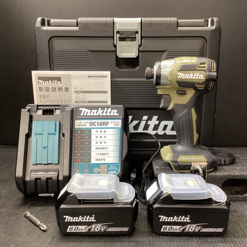 未使用】makita マキタ TD173DRGXO(オリーブ) 18V充電式