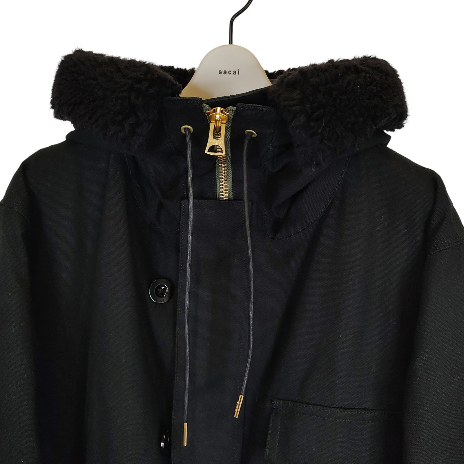 sacai サカイ x Carhartt WIP カーハート 23AW Canvas Parka Siberian