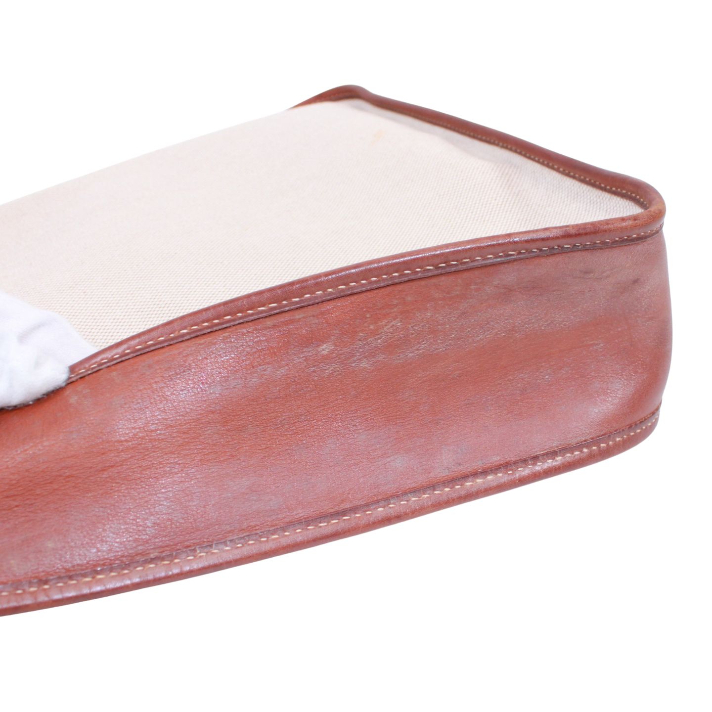 ブラウン×ベージュ ショルダーバッグ