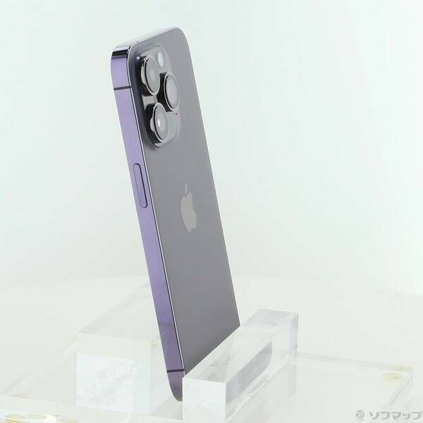 中古品〕 iPhone14 Pro 128GB ディープパープル MQ0F3J／A SIMフリー