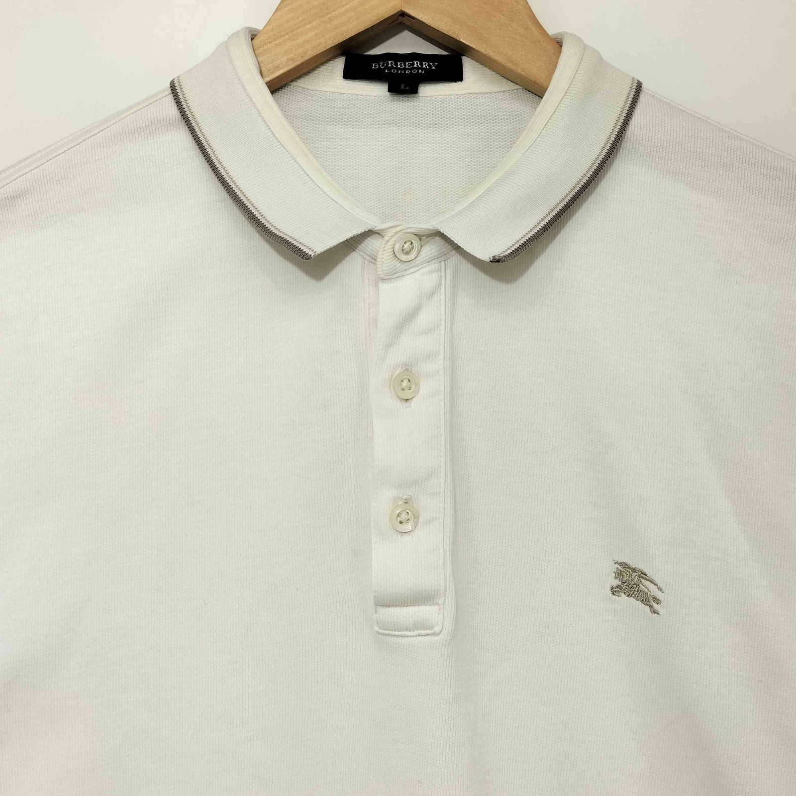 バーバリーロンドン BURBERRY LONDON ホース刺繍 ポロシャツ