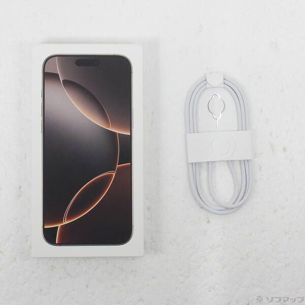 中古品〕 iPhone16 Pro Max 512GB デザートチタニウム MYWN3J／A SIM