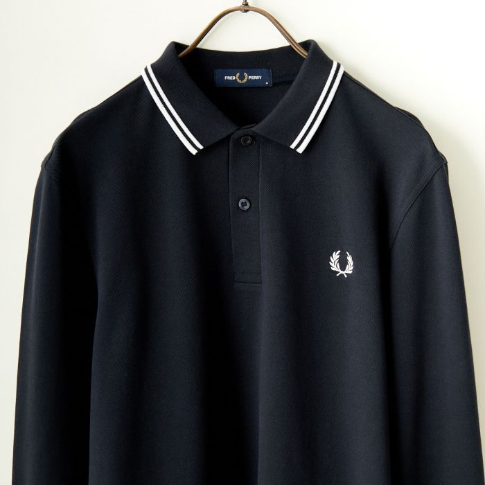 フレッドペリー FRED PERRY メンズ ロングスリーブ ツイン ティップド