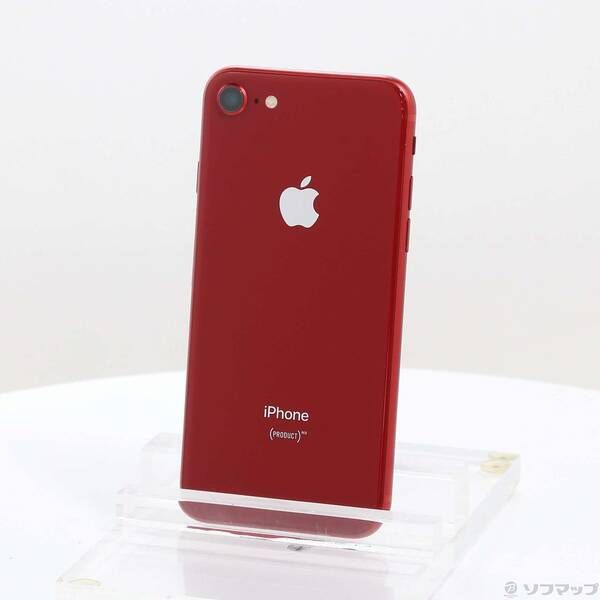 iPhone8 256GB MRT02J/A SIM ロックあり 中古品〕 iPhone8 256GB プロダクトレッド MRT02J／A SIMフリー【247