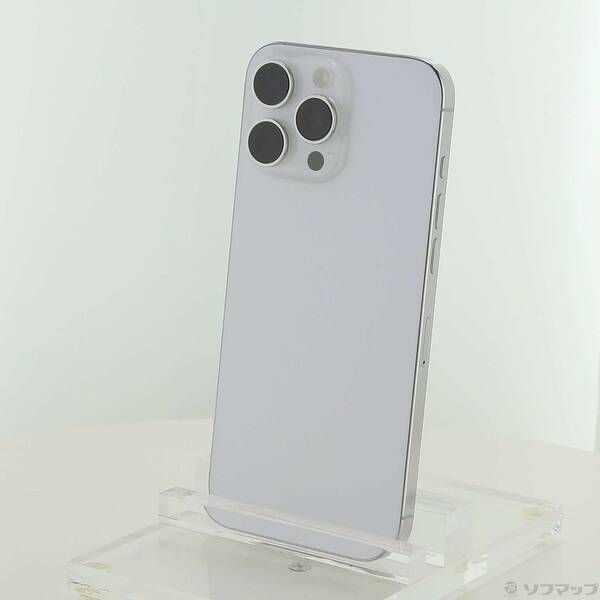 中古品〕 iPhone16 Pro Max 256GB ホワイトチタニウム MYWH3J／A SIM