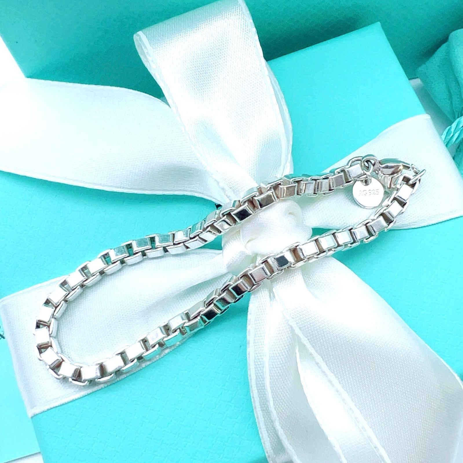 美品✨TiffanyティファニーブレスレットベネチアンブレスレットSV
