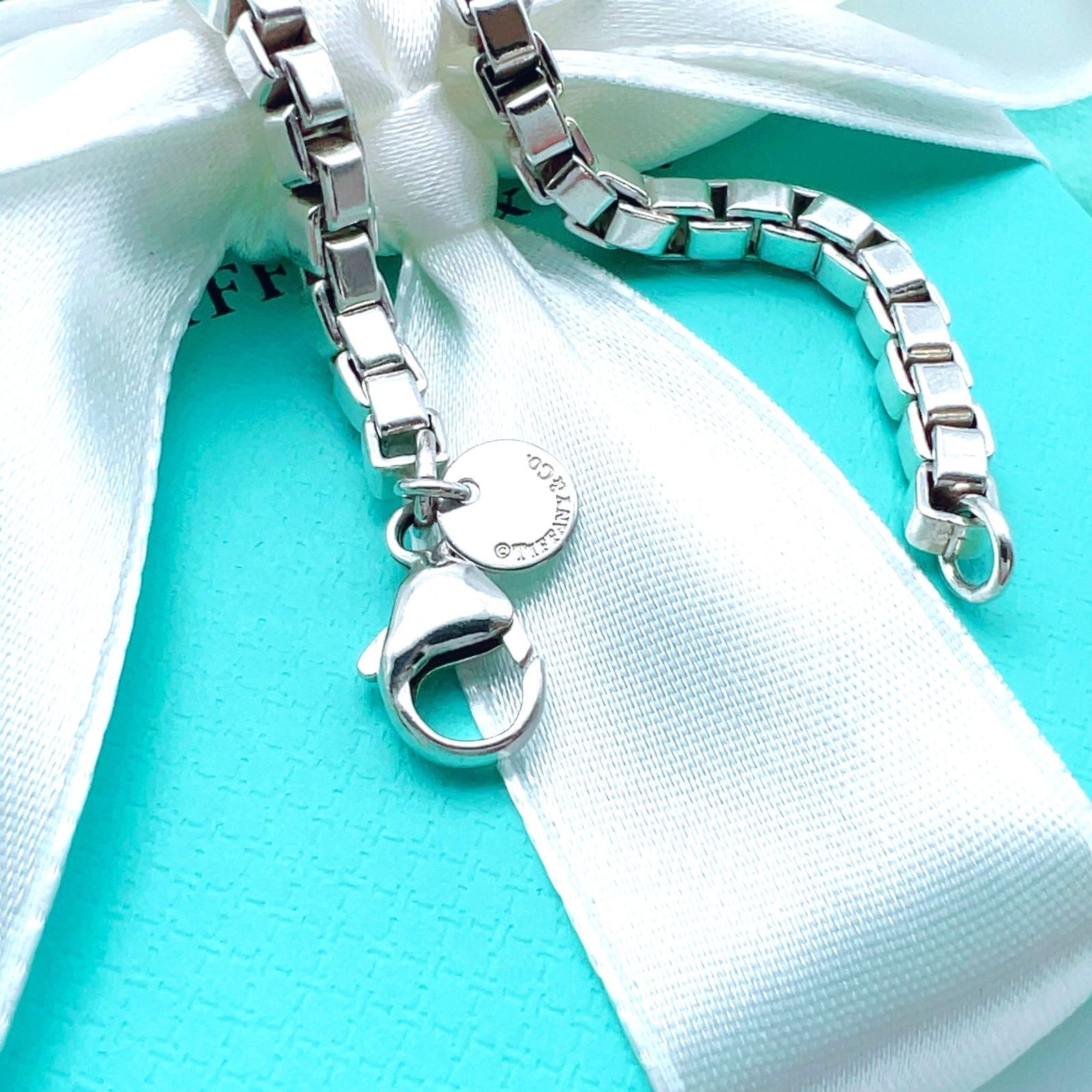 美品✨TiffanyティファニーブレスレットベネチアンブレスレットSV
