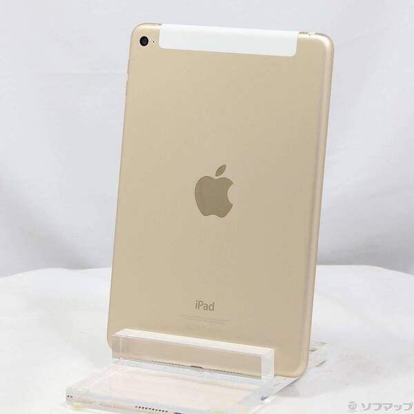 中古品〕 iPad mini 4 128GB ゴールド MK782J／A SIMフリー【269
