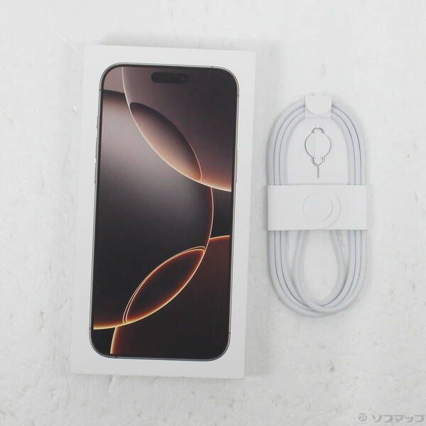 中古品〕 iPhone16 Pro Max 512GB デザートチタニウム MYWN3J／A SIM