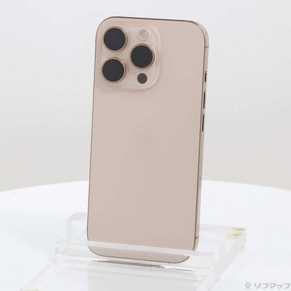 中古品〕 iPhone16 Pro 256GB デザートチタニウム MYN23J／A SIMフリー