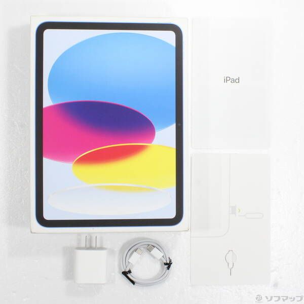 中古品〕 iPad 第10世代 64GB ブルー MQ6K3J／A SIMフリー【344