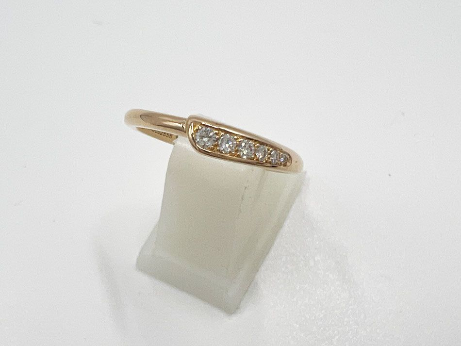 エルメスHERMES Au750 リング サイズ59 HERMES 【中古】 エルメス HERMES キリム リング ダイヤ AU750 K18PG