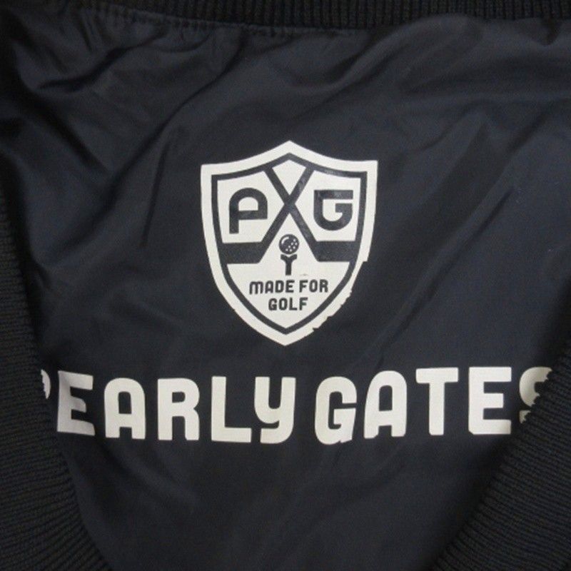 パーリーゲイツ PEARLY GATES ボーダー リバーシブル ベスト ゴルフ
