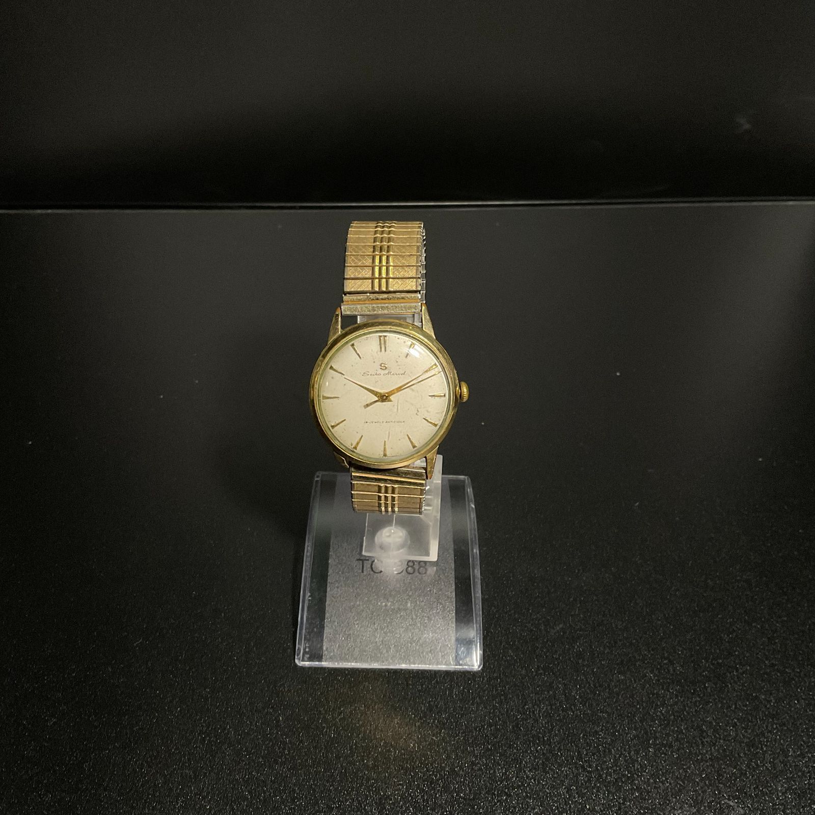 セイコー マーベル 白文字盤 手巻き 稼働