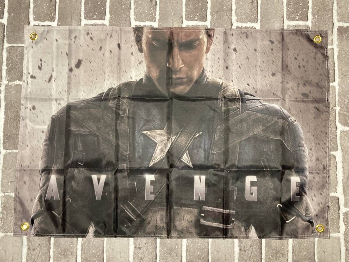 布製 壁掛けポスター キャプテン・アメリカ （アベンジャーズ:クリス