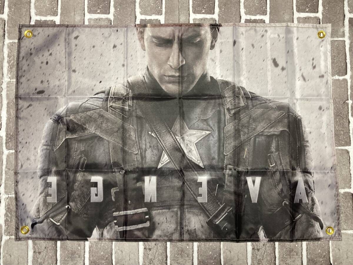 布製 壁掛けポスター キャプテン・アメリカ （アベンジャーズ:クリス
