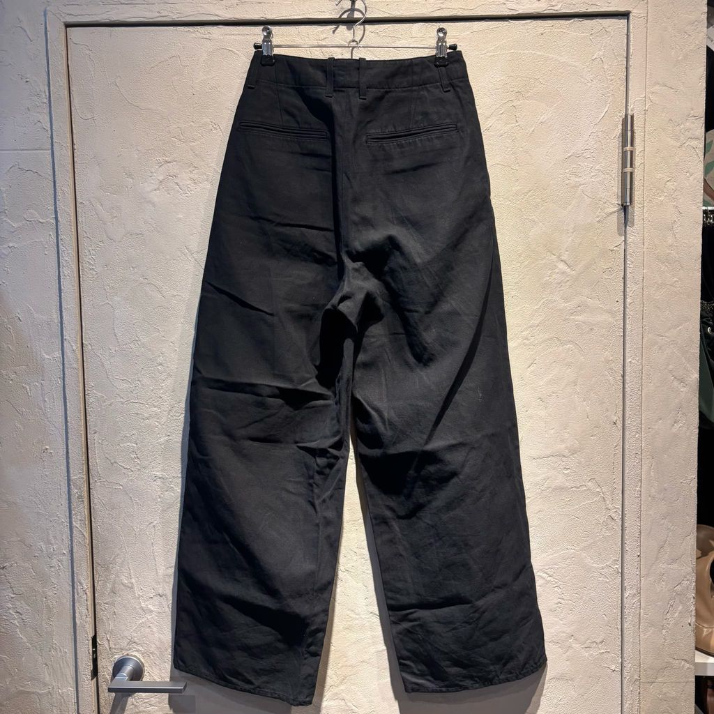 AURALEE リネンチノパンツ AURALEE オーラリー HARD TWIST FINX LINEN CHINO PANTS チノパンツ