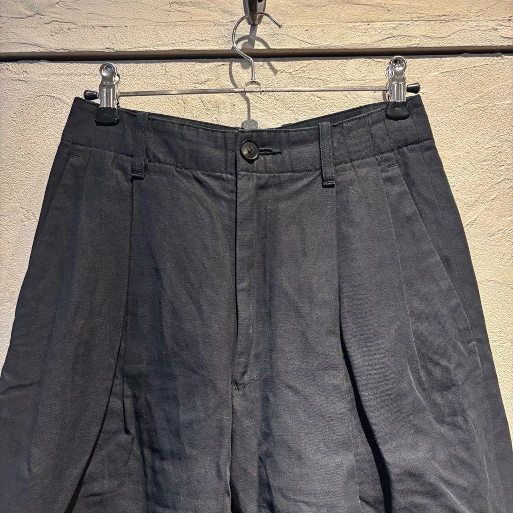 AURALEE オーラリー HARD TWIST FINX LINEN CHINO PANTS チノパンツ