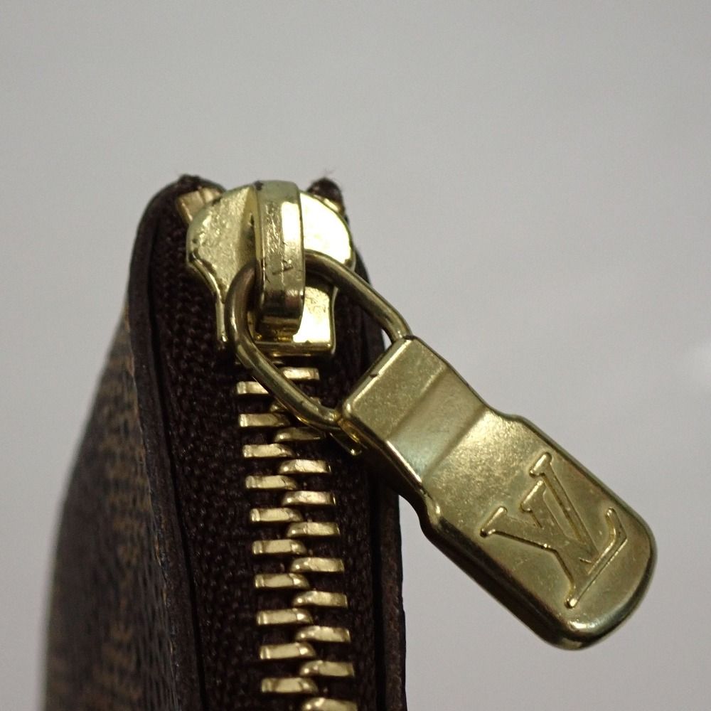 ルイヴィトン ダミエ ケース　ポシェット　クレ カードキーケース ポシェット・クレ ダミエ・エベヌ｜ルイ・ヴィトン