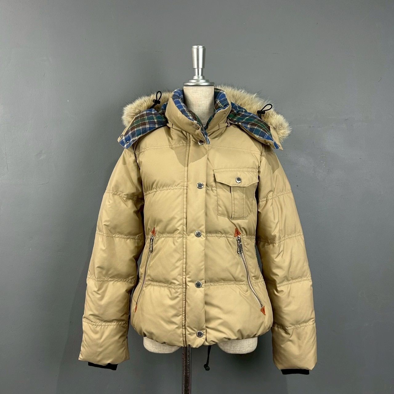 日本製 WOODS CANADA ウッズカナダ ダウンパーカ ジャケット コヨーテ 