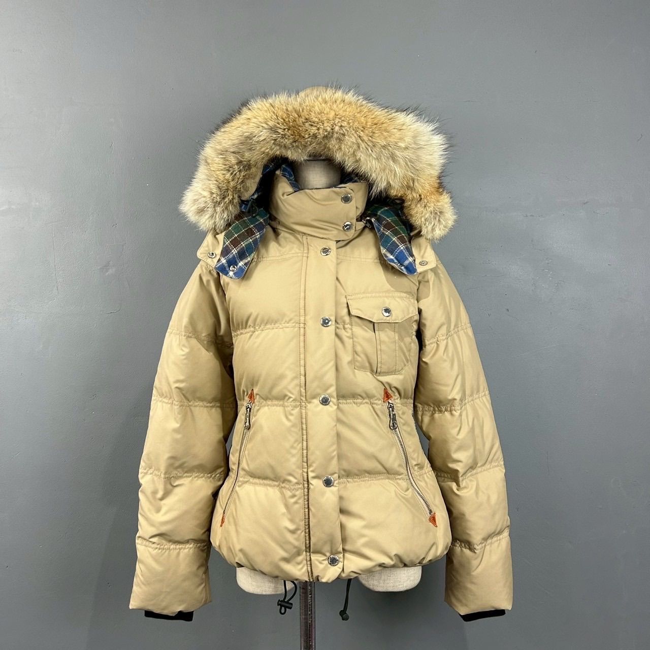 日本製 WOODS CANADA ウッズカナダ ダウンパーカ ジャケット コヨーテ 