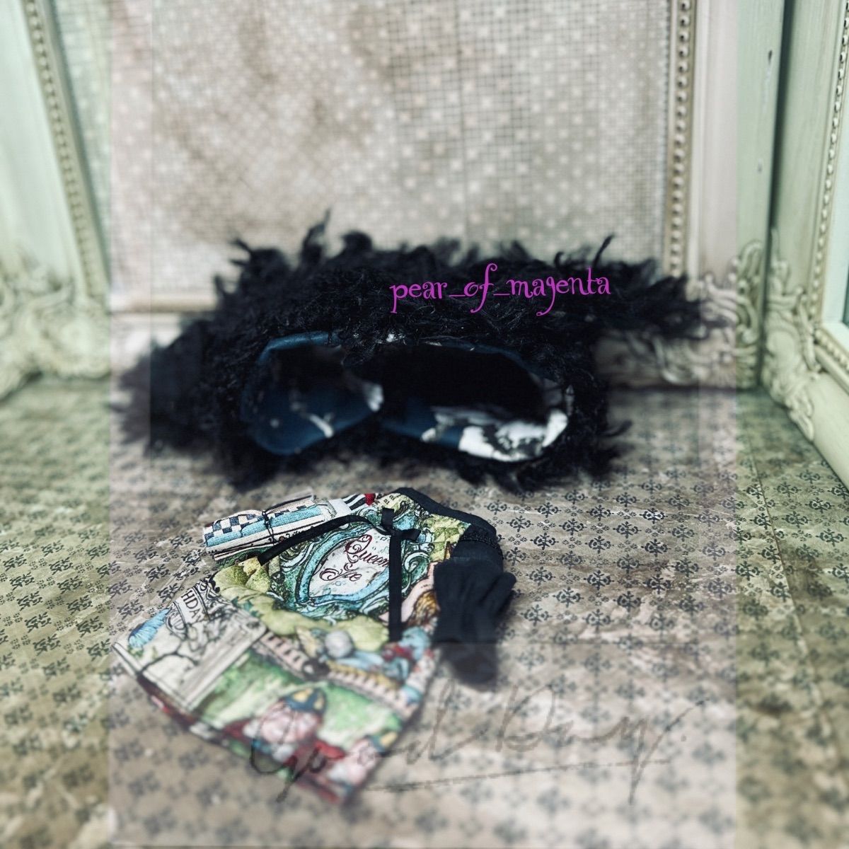1/6doll ? 22cm doll ドールアウトフィット ワンピース 帽子 セット 