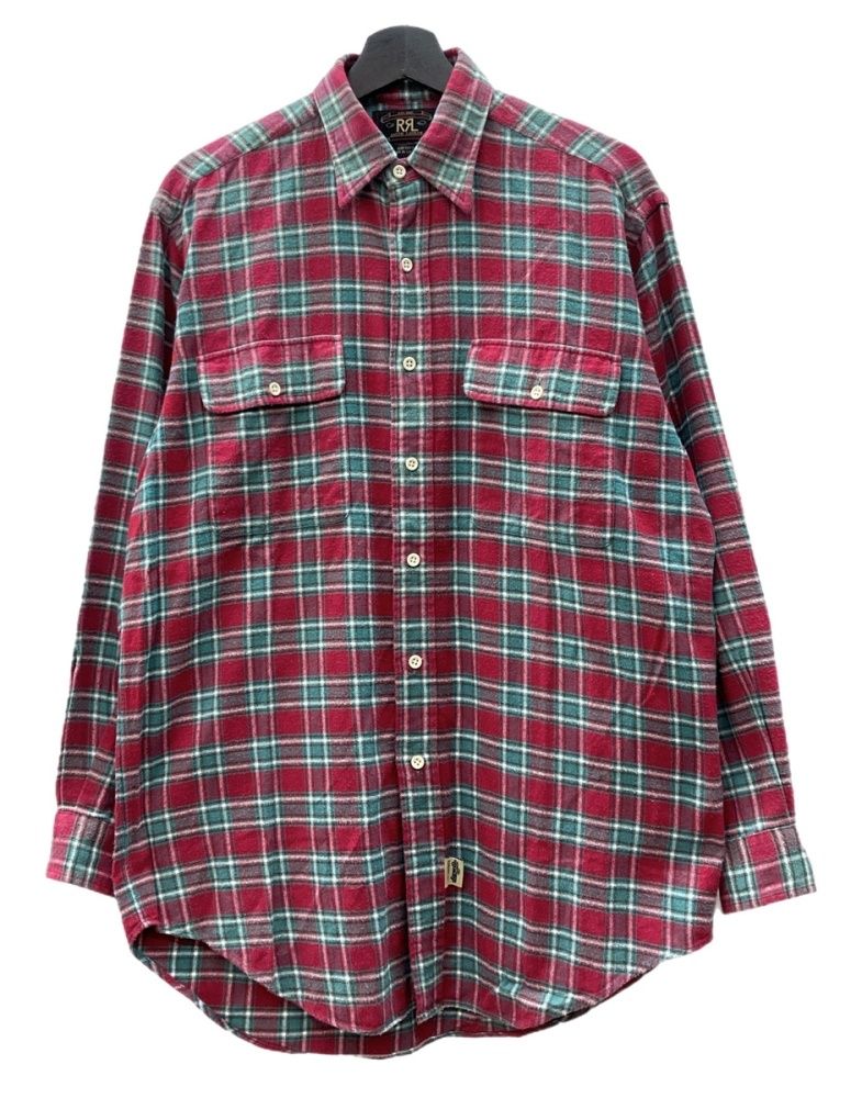 ダブルアールエル RRL 90s FLANNEL SHIRT フランネル シャツ