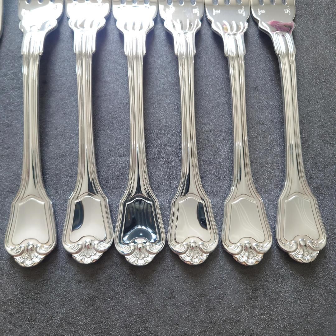 希少 極美品 クリストフル ポートロイヤル フィッシュ ナイフ フォーク