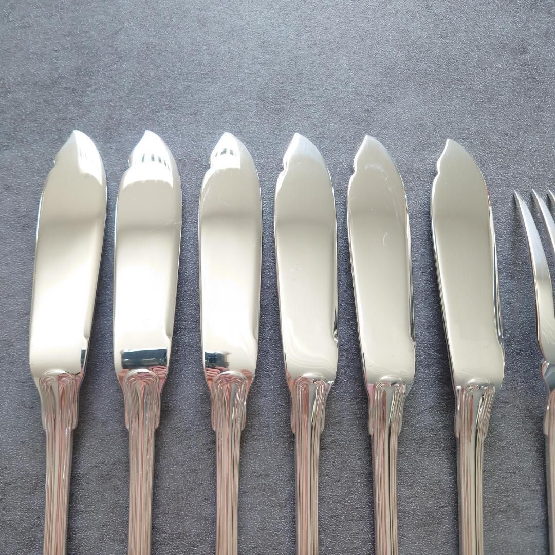 希少 極美品 クリストフル ポートロイヤル フィッシュ ナイフ フォーク