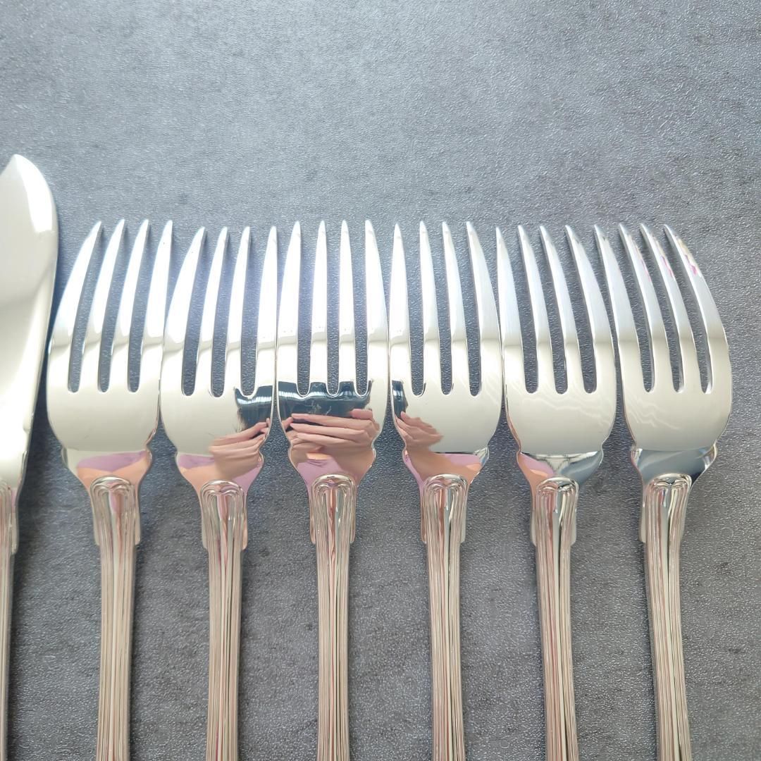 希少 美品 クリストフル タリスマン フィッシュ ナイフ フォーク 2点