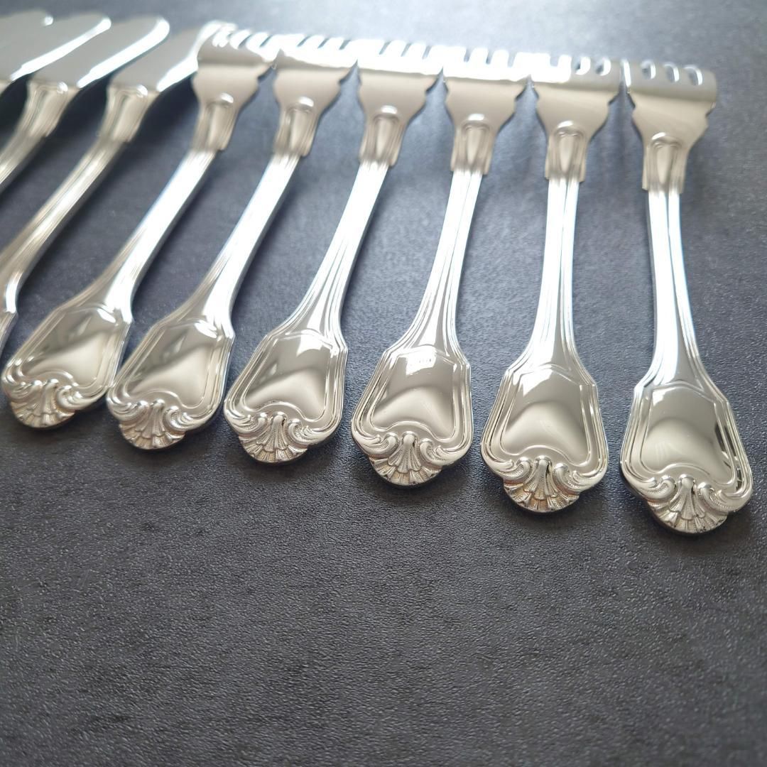 希少 極美品 クリストフル ポートロイヤル フィッシュ ナイフ フォーク