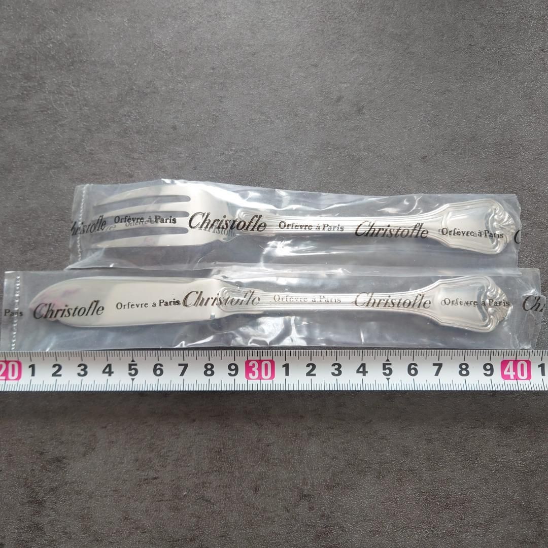希少 極美品 クリストフル ポートロイヤル フィッシュ ナイフ フォーク