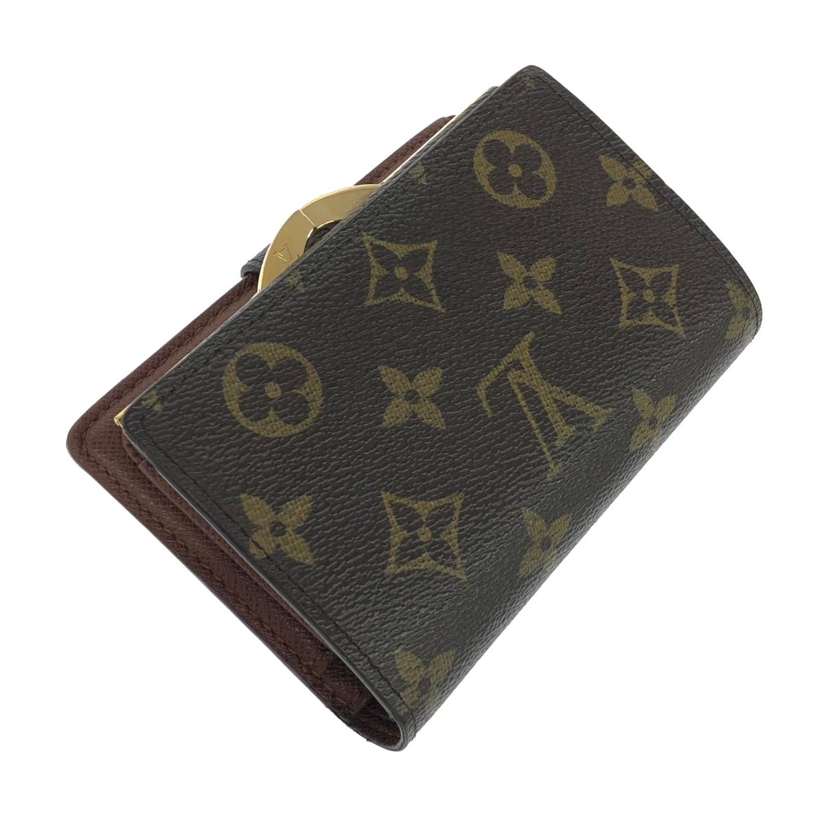 LOUIS VUITTON ルイヴィトン 二つ折りがま口財布/ポルトモネビエ