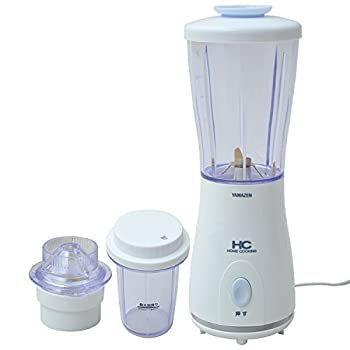 【】「非常に良い」[山善] ミルミキサー 400ml (ミル75ml・お茶挽き3g) MR-280(W) [メーカー保証1年]