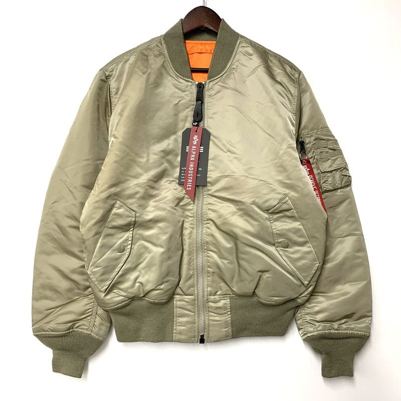 中古美品】 ALPHA INDUSTRIES アルファインダストリーズ MA-1 FLIGHT