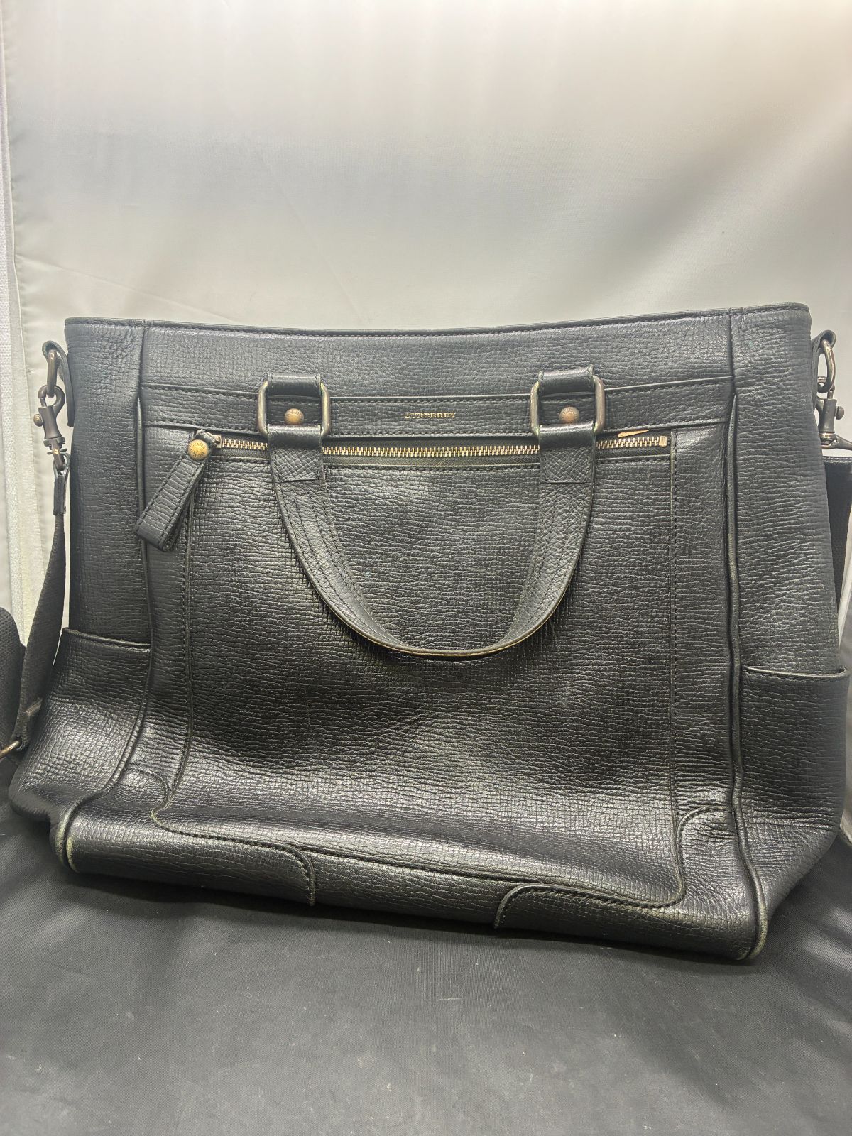 バーバリー レザー 2 wayバッグ