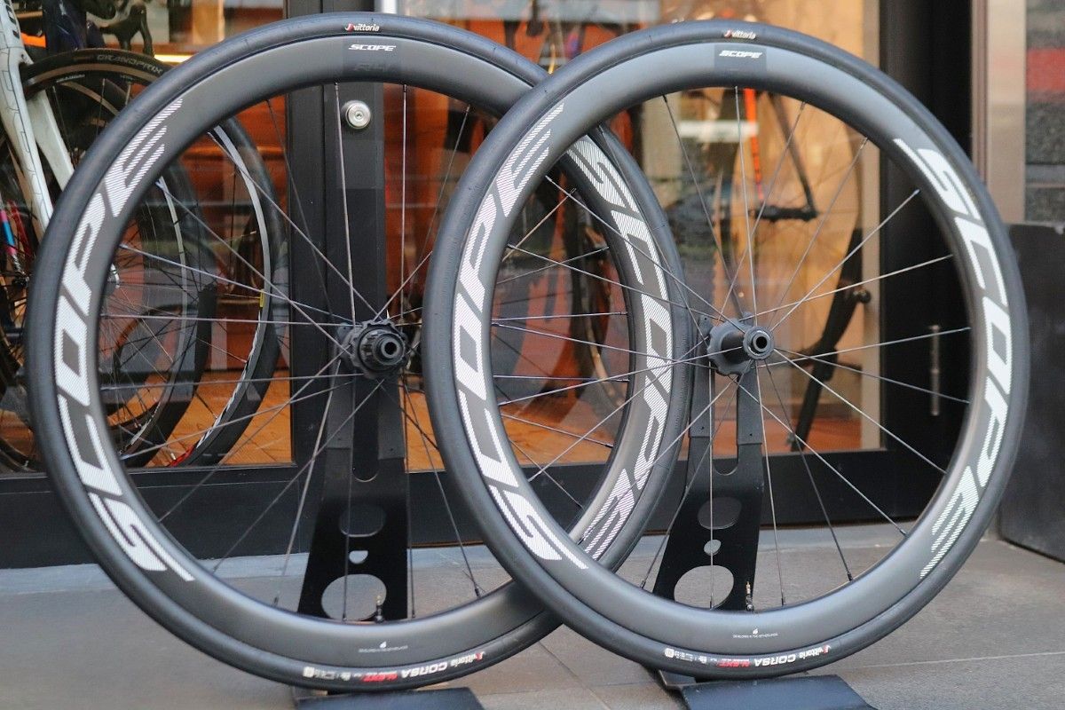 スコープ SCOPE R4 DISC カーボン チューブレスレディ ホイールセット