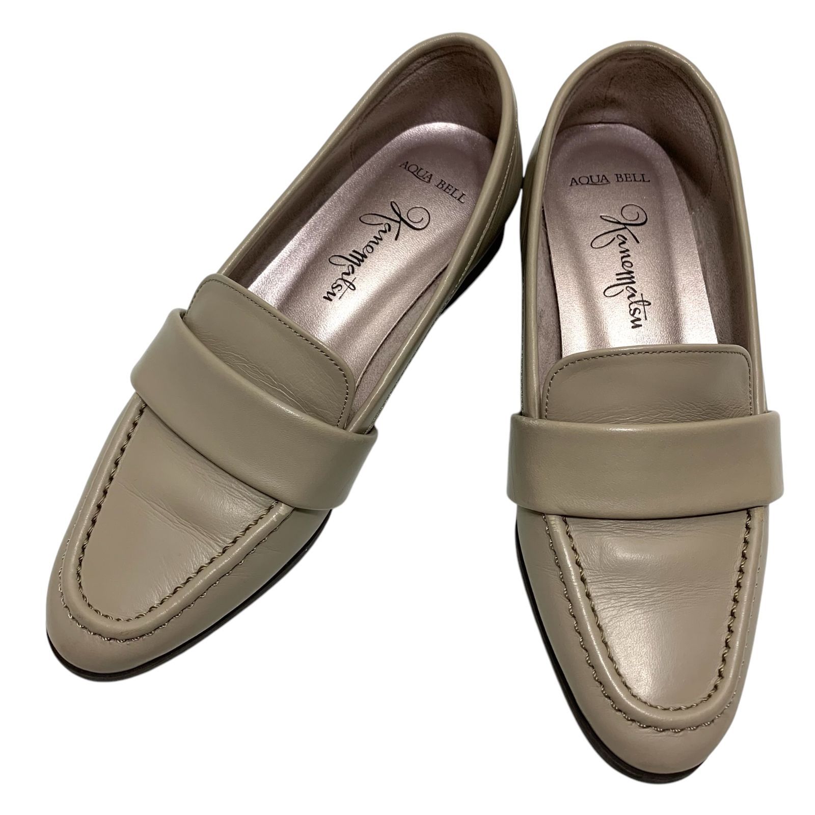 極美品】銀座かねまつ (22.5) ローファー スリッポン パンプス