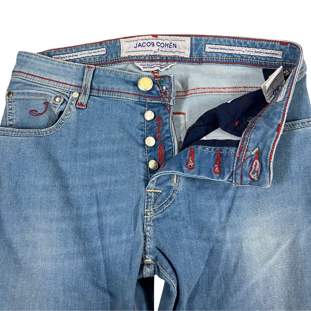 JACOB COHEN ヤコブコーエン J688 COMF ストレッチ入り 加工 デニム