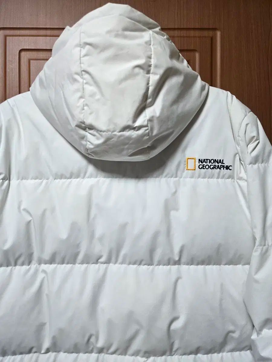 白 グースロングダウン