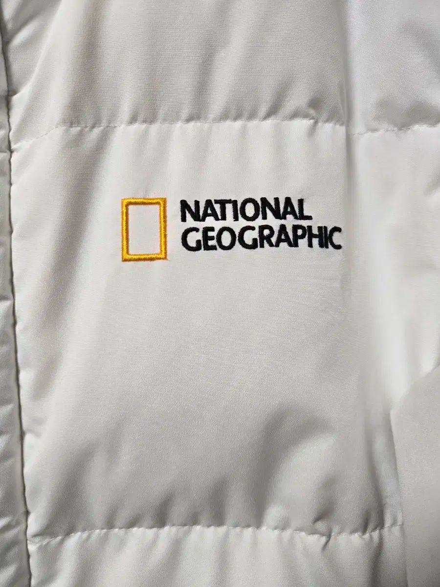 National Geographic 白 グースロングダウン
